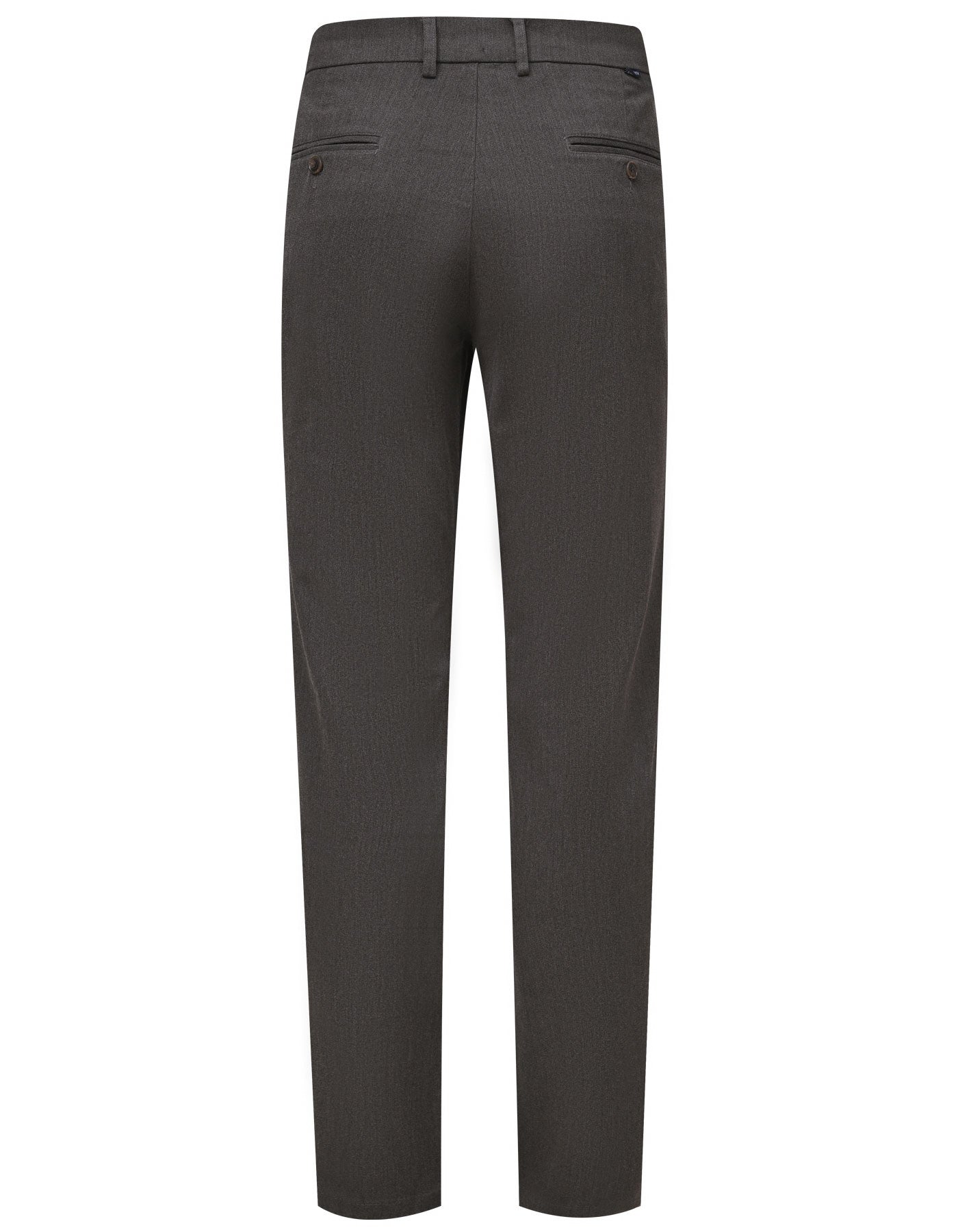 D Grey Smart Fit Cotton Trouser FTC2509S-36