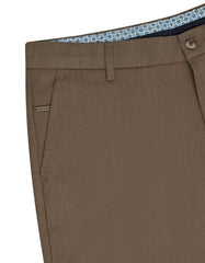 Brown Classic Fit Cotton Trouser FTC2510C-32