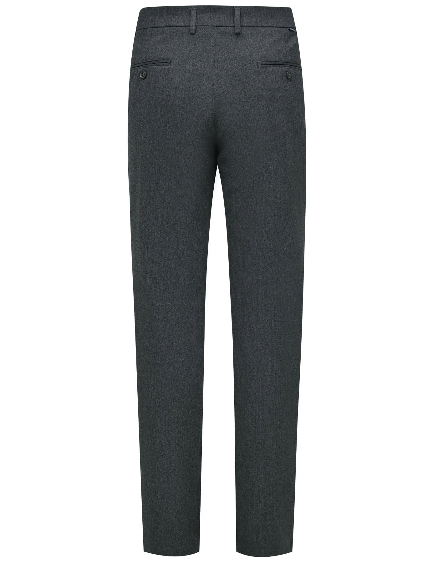 Charcoal Classic Fit Cotton Trouser FTC2511C-36
