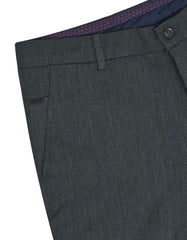 Charcoal Classic Fit Cotton Trouser FTC2511C-32