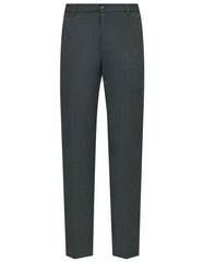 Charcoal Classic Fit Cotton Trouser FTC2511C-28