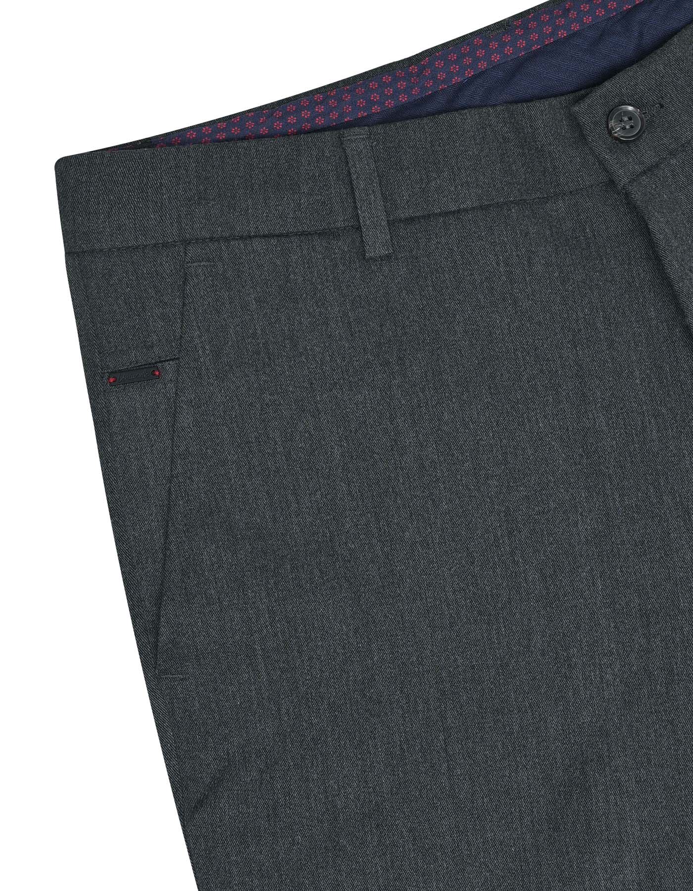 Charcoal Smart Fit Cotton Trouser FTC2511S-32