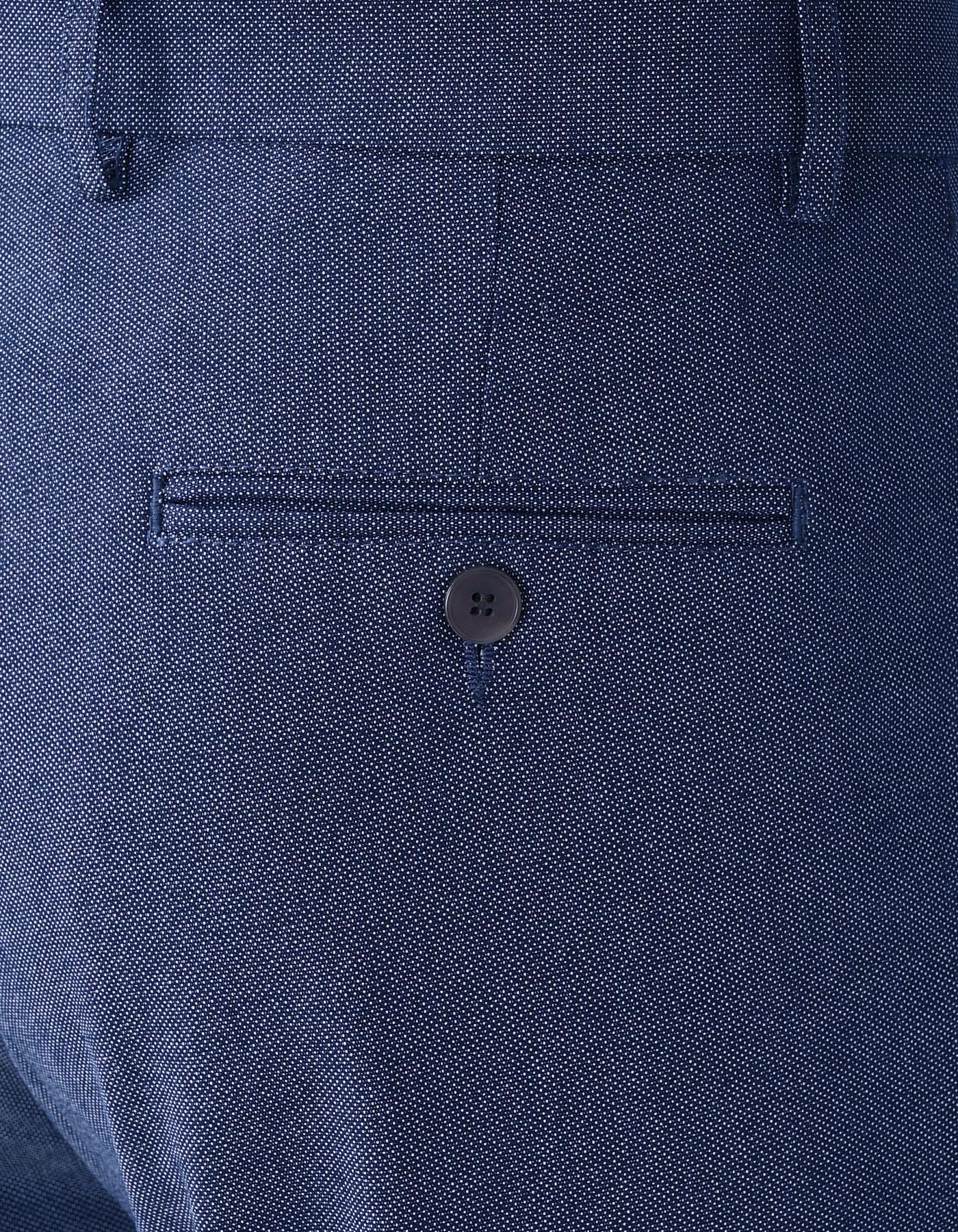 Blue Classic Fit Cotton Trouser FTC2514C-38