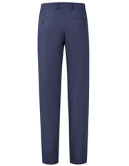 Blue Smart Fit Cotton Trouser FTC2514S-40