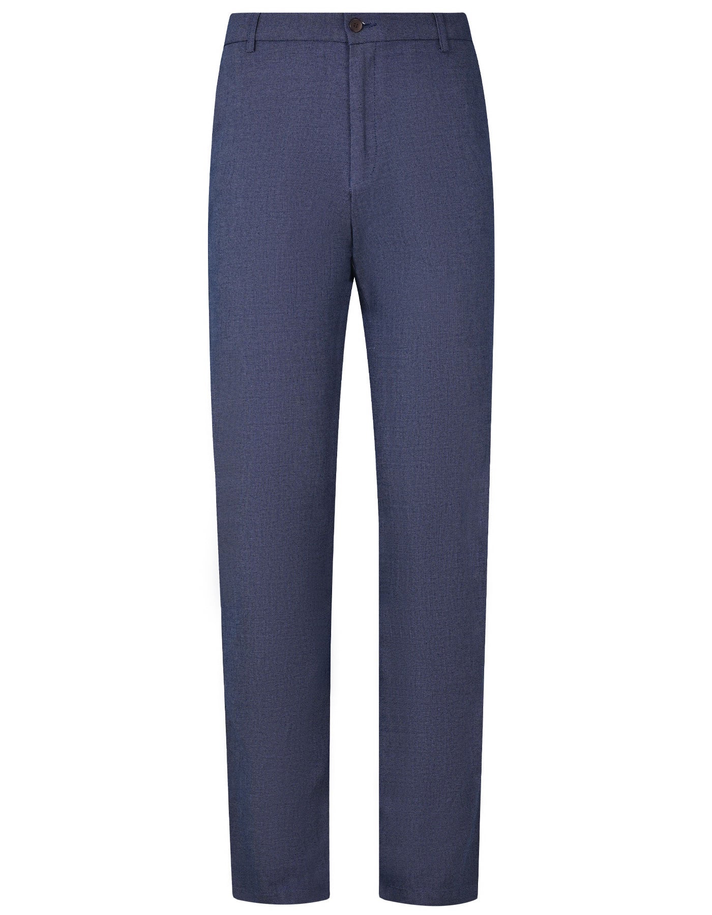 Blue Smart Fit Cotton Trouser FTC2514S-32