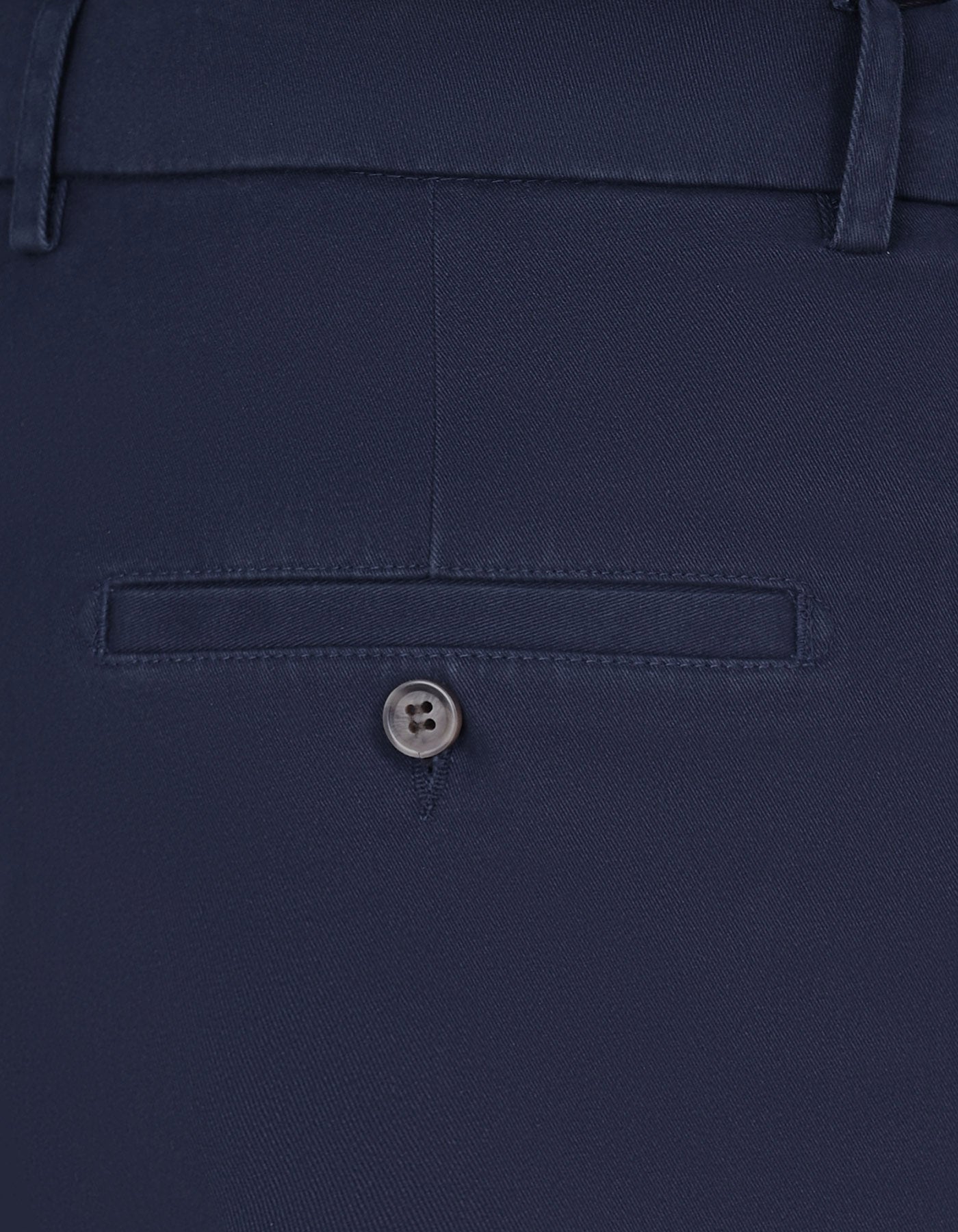 Navy Classic Fit Cotton Trouser FTC2519C-36