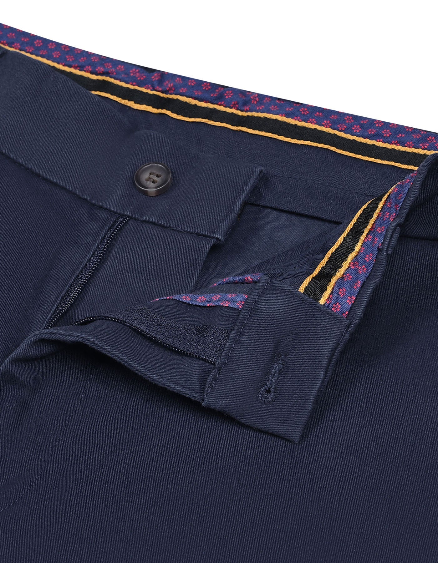 Navy Classic Fit Cotton Trouser FTC2519C-32