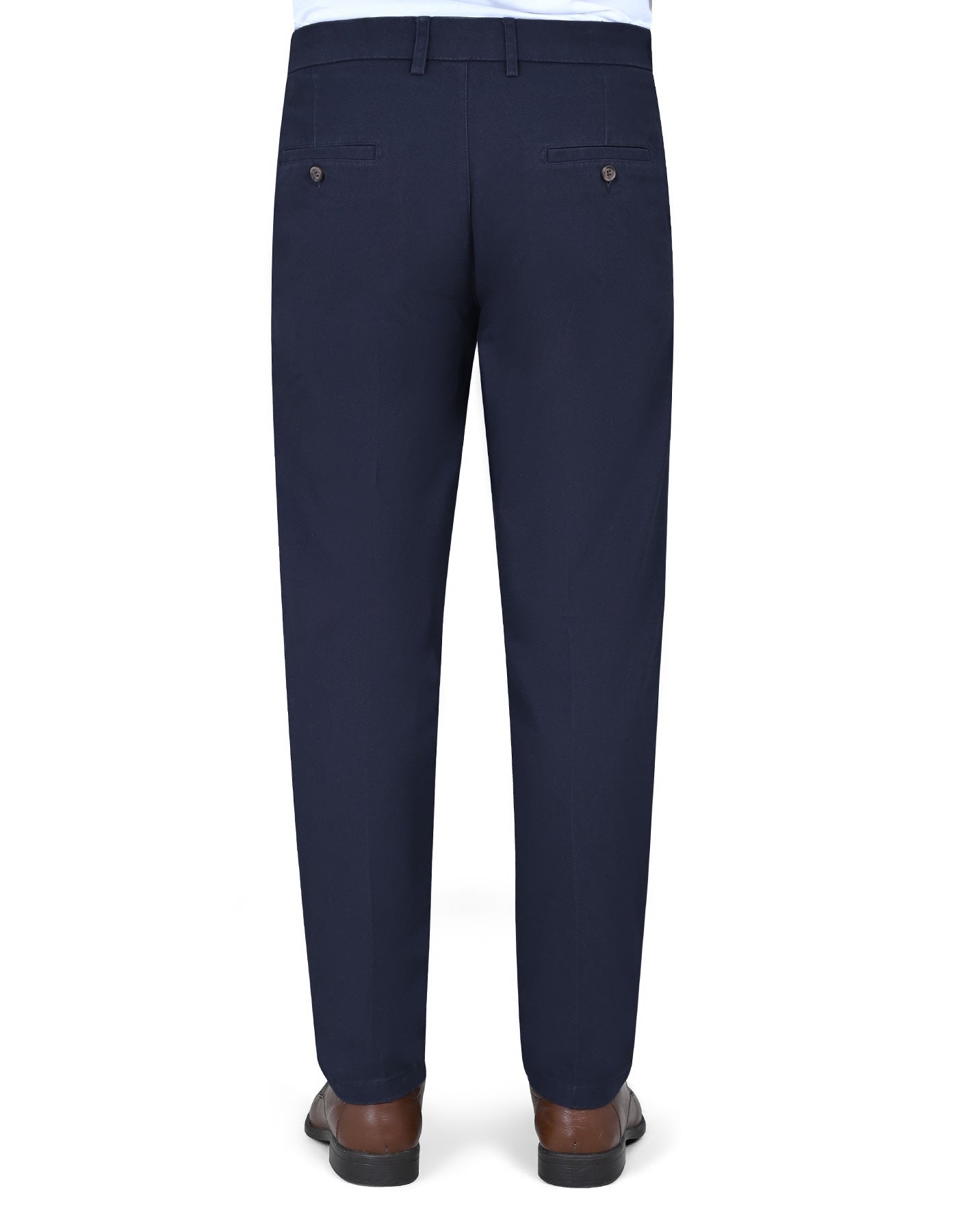 Navy Smart Fit Cotton Trouser FTC2519S-38