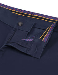Navy Smart Fit Cotton Trouser FTC2519S-32