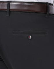 Black Smart Fit Cotton Trouser FTC2535S-36