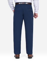 Navy Smart Fit Cotton Trouser FTC2536S-38