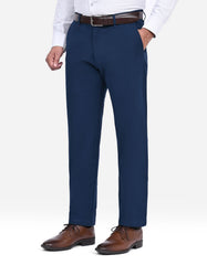 Navy Smart Fit Cotton Trouser FTC2536S-30