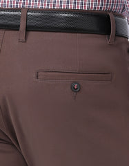 Chocolate Classic Fit Cotton Trouser FTC2537C-36
