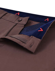 Chocolate Classic Fit Cotton Trouser FTC2537C-32
