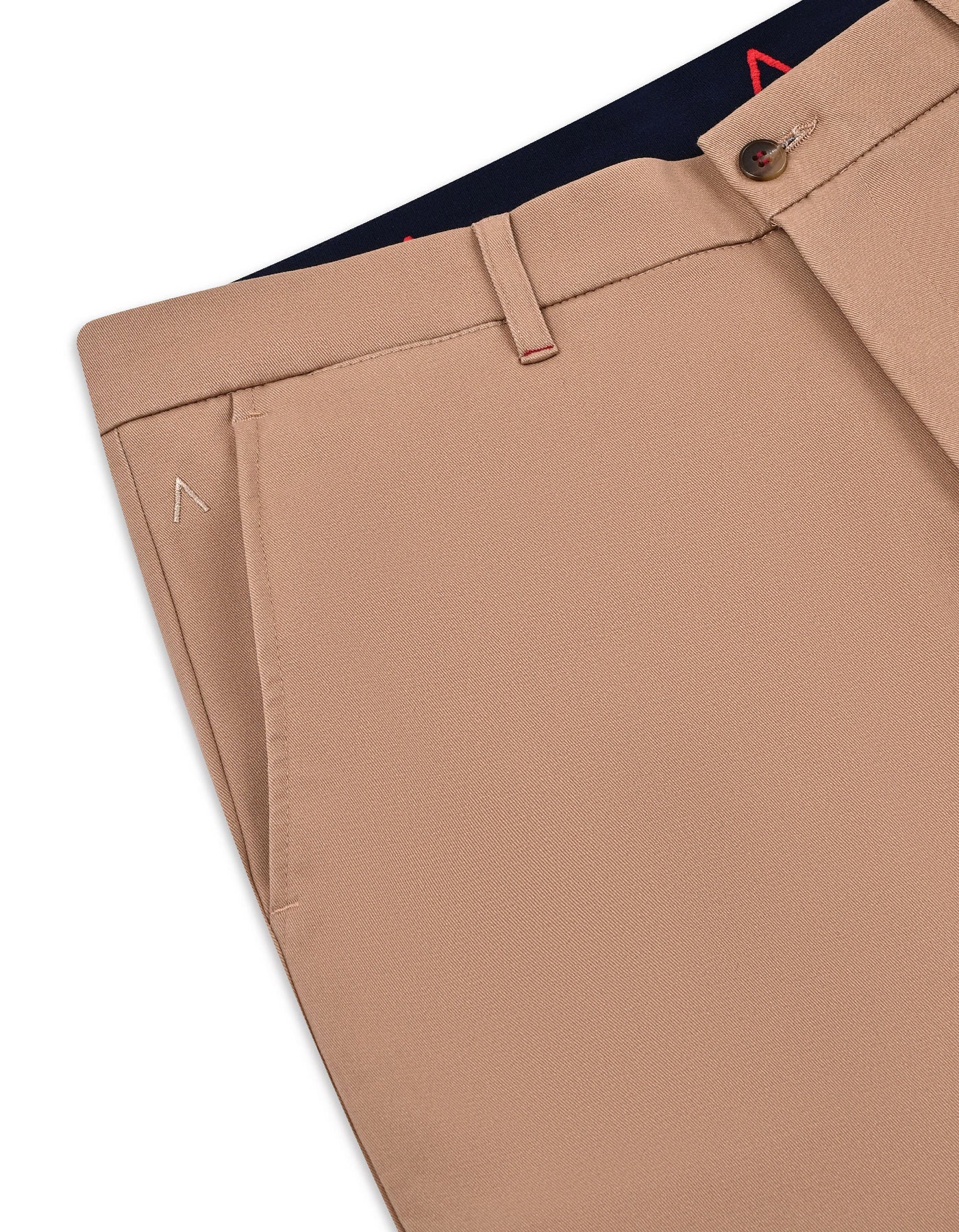 Khaki Classic Fit Cotton Trouser FTC2540C-34