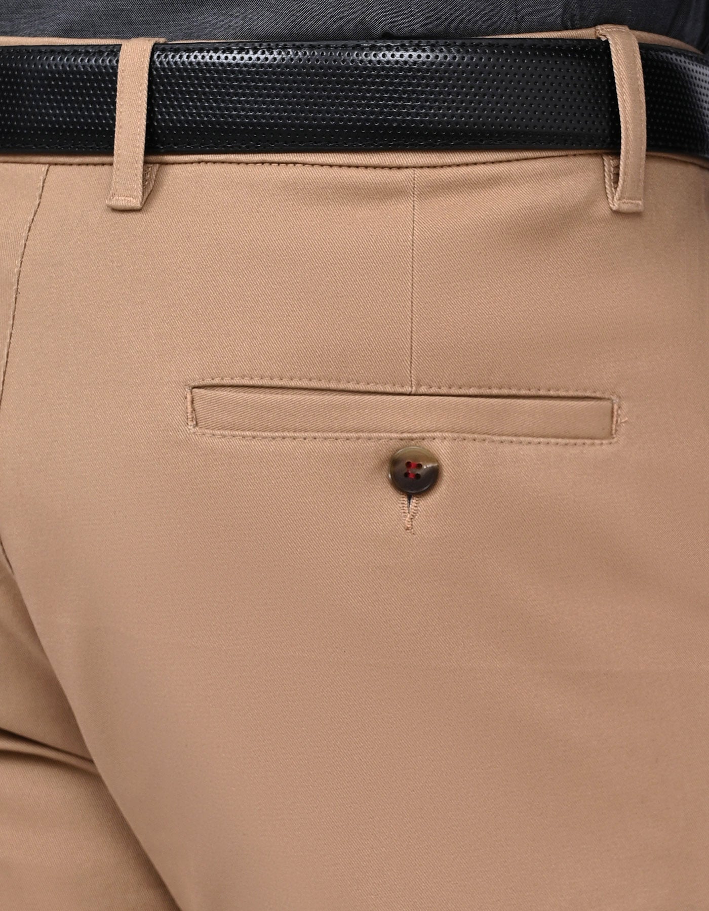 Khaki Smart Fit Cotton Trouser FTC2540S-36