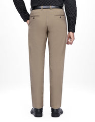 L Khaki Classic Fit Cotton Trouser FTC2549C-36
