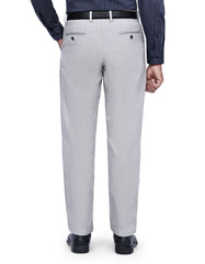 Silver Classic Fit Cotton Trouser FTC2550C-36