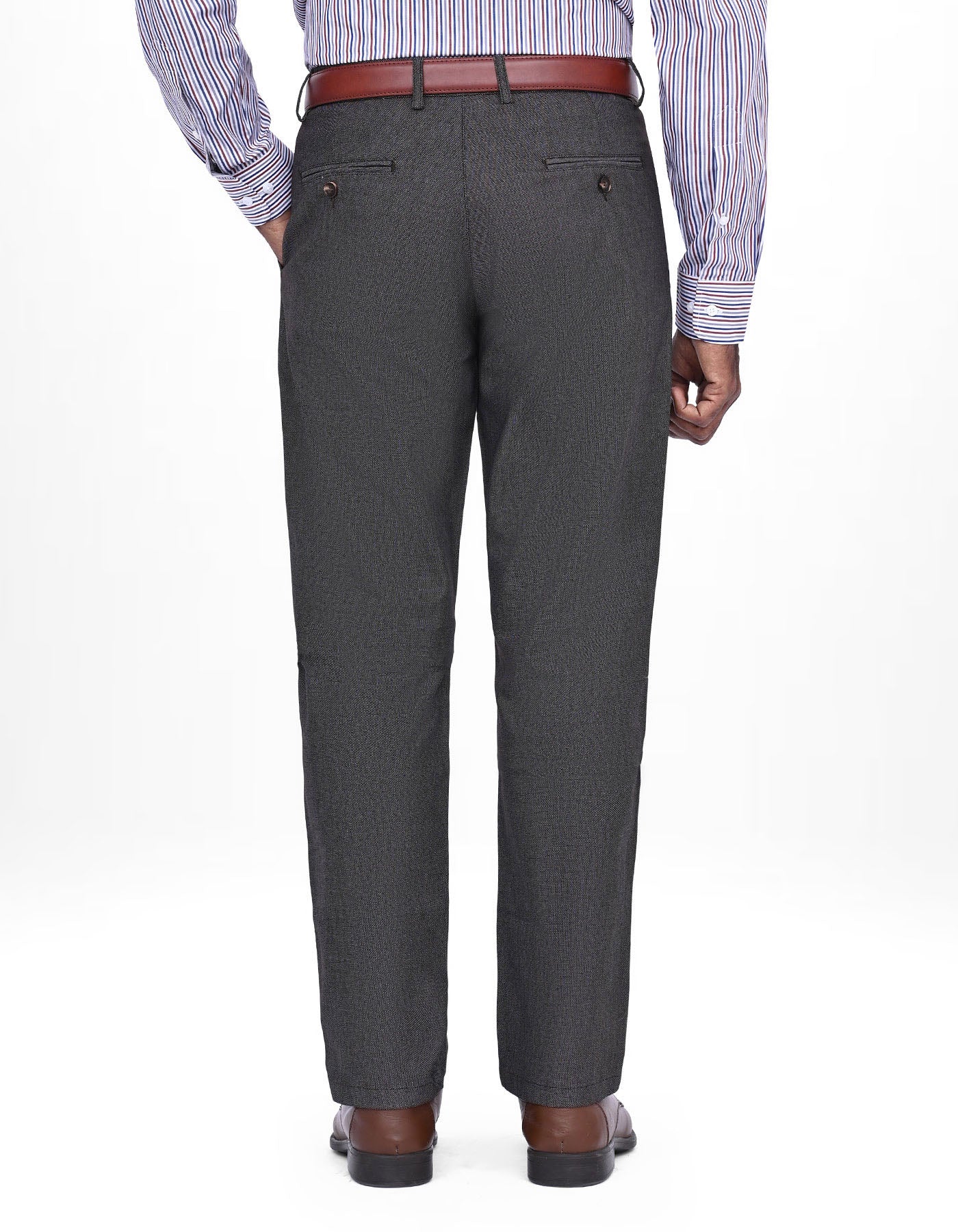 Chocolate Classic Fit Cotton Trouser FTC2552C-36