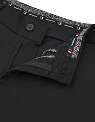 Black Plain Smart Fit Cotton Trouser