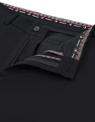 Black Classic Fit Cotton Trouser FTC2554C-32