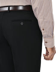 Black Classic Fit Cotton Trouser FTC2554S-36