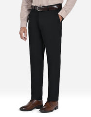 Black Classic Fit Cotton Trouser FTC2554S-30