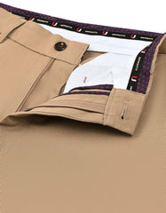 Khaki Classic Fit Cotton Trouser FTC2555C-32