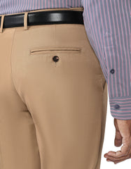 Khaki Smart Fit Cotton Trouser FTC2555S-36