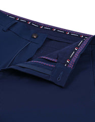 Navy Classic Fit Cotton Trouser FTC2556C-32