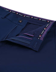 Navy Smart Fit Cotton Trouser FTC2556S-32