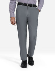 Grey Classic Fit Cotton Trouser FTC2557C-30