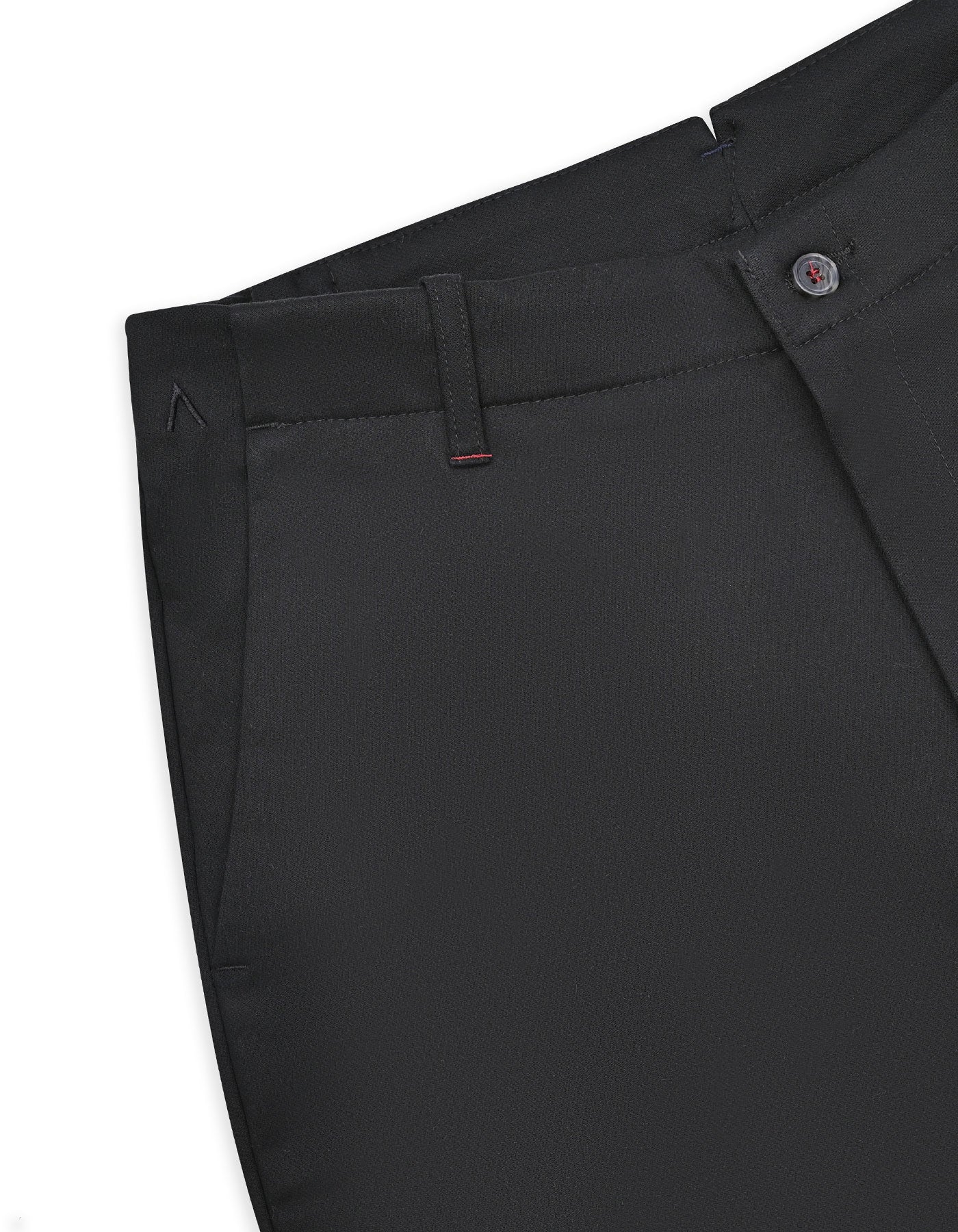 Black Classic Fit Cotton Trouser FTC2561-1C-32