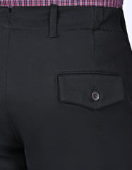 Black Smart Fit Cotton Trouser FTC2561-1S-34