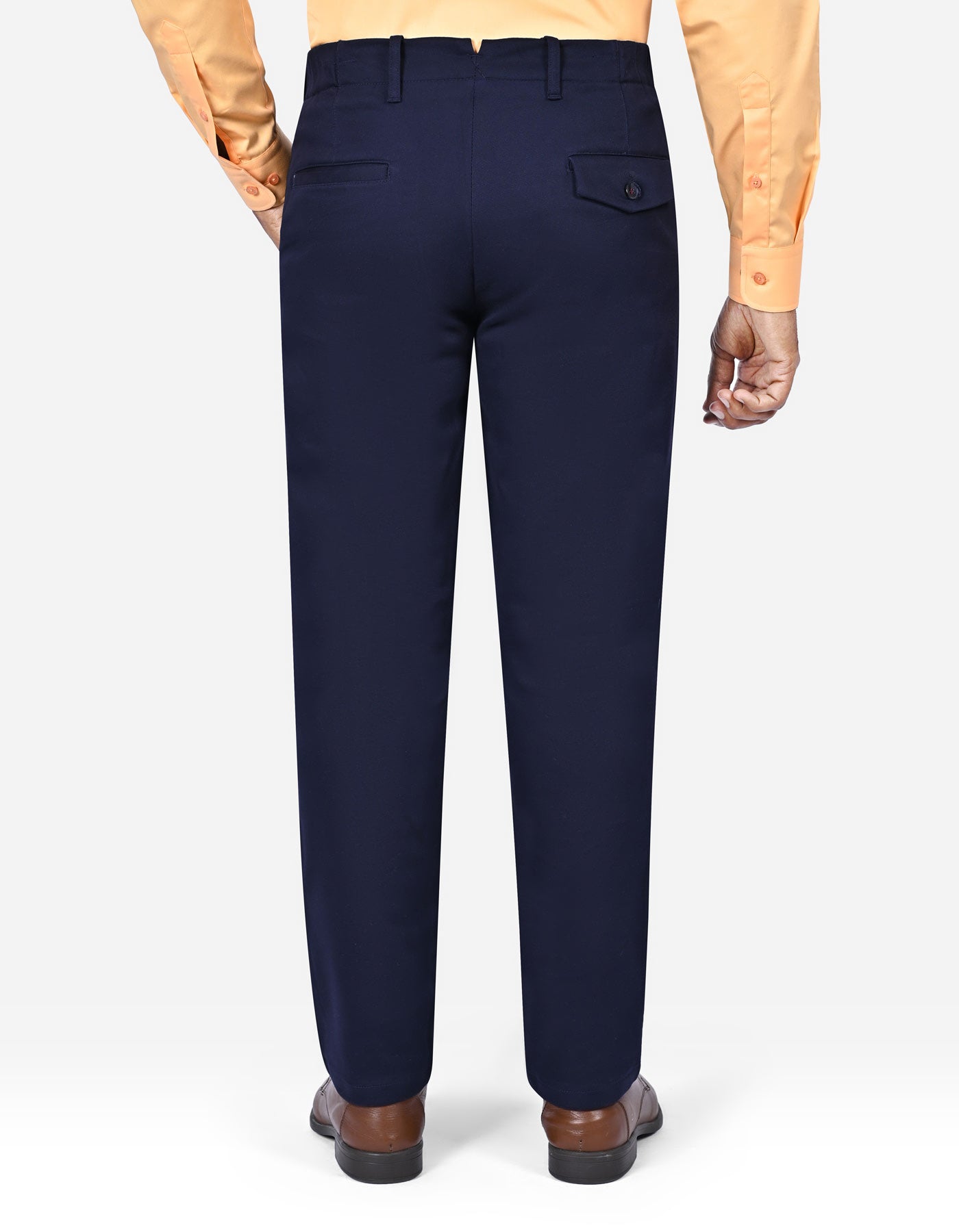 Navy Smart Fit Cotton Trouser FTC2562-1S-36