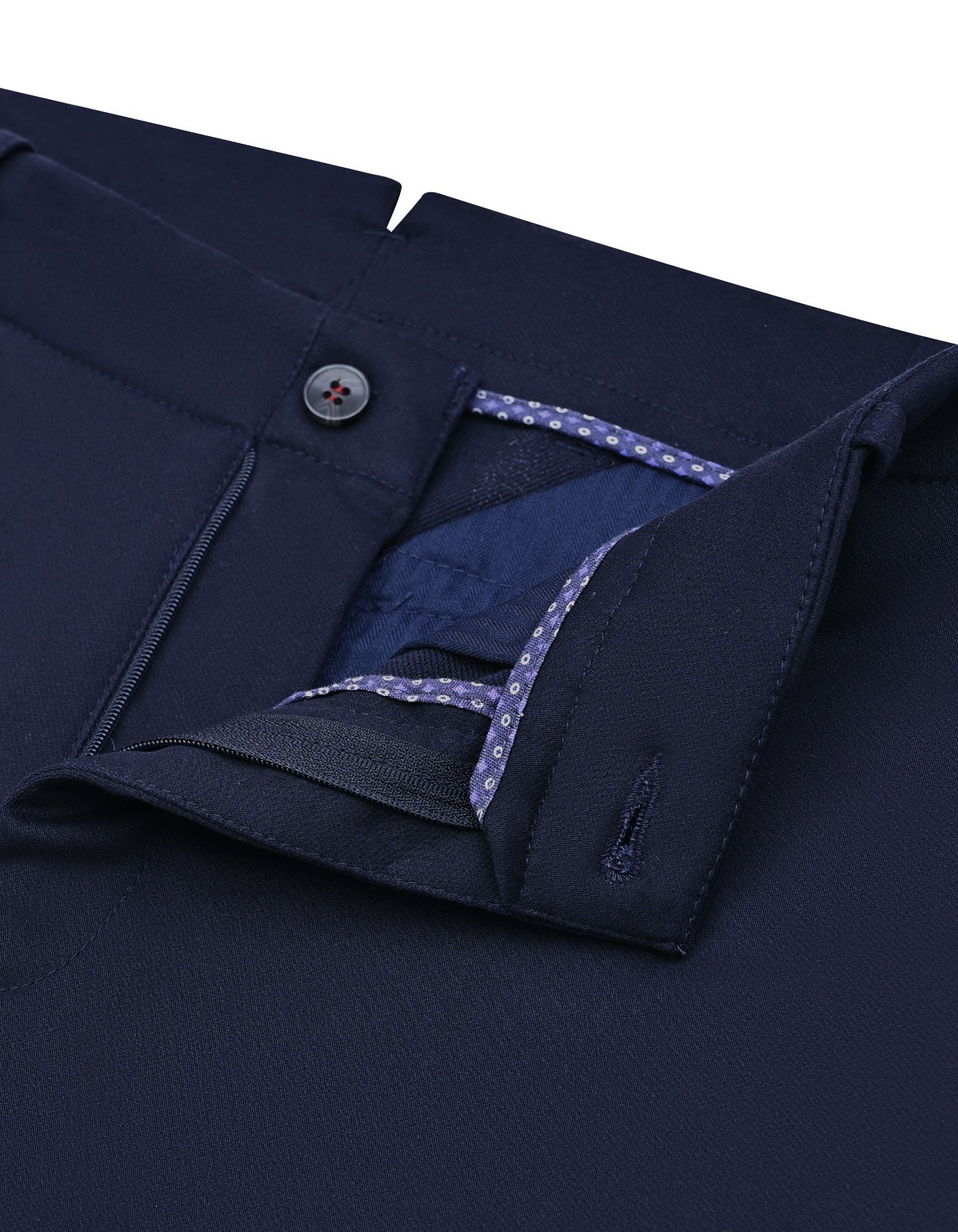 Navy Smart Fit Cotton Trouser FTC2562-1S-30