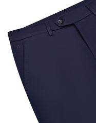 Navy Smart Fit Cotton Trouser FTC2562S-32