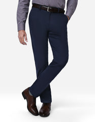Navy Smart Fit Cotton Trouser FTC2562S-28