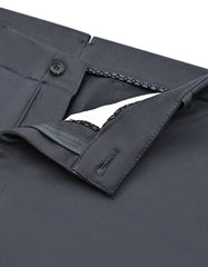 D Grey Classic Fit Cotton Trouser FTC2563-1C-30