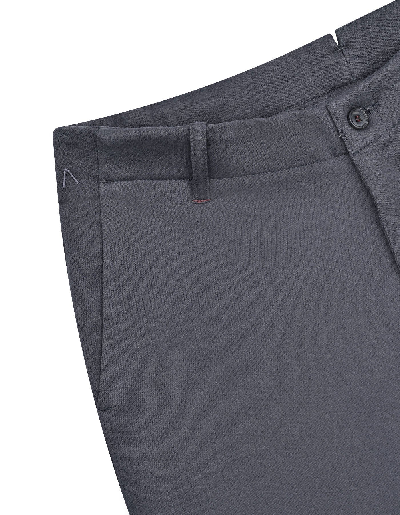 D Grey Smart Fit Cotton Trouser FTC2563-1S-32