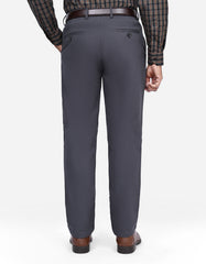 D Grey Classic Fit Cotton Trouser FTC2563C-36