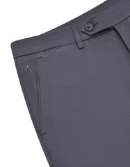 D Grey Smart Fit Cotton Trouser FTC2563S-32