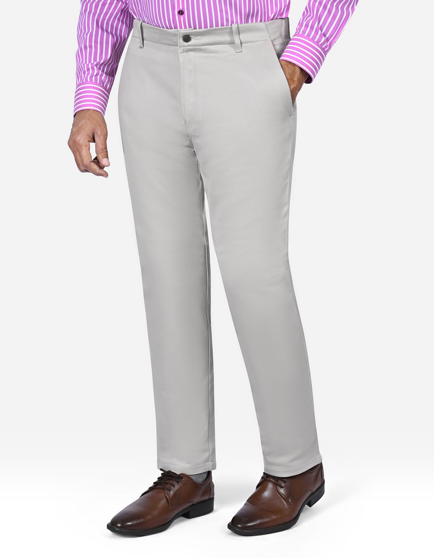 Stone Smart Fit Cotton Trouser FTC2564-1S-28