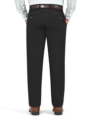 Black Smart Fit Cotton Trouser FTC2565-1S-36