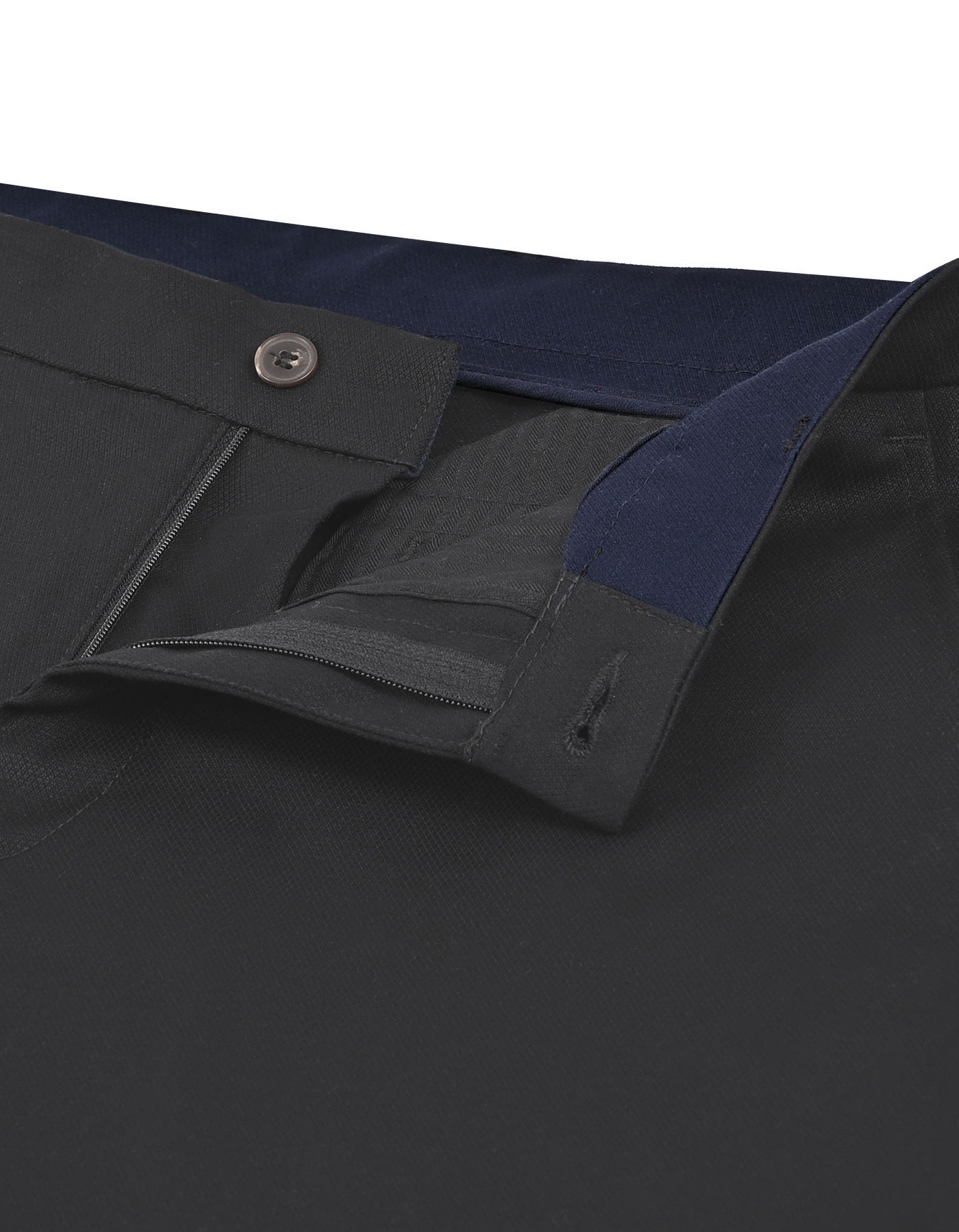 Black Smart Fit Cotton Trouser FTC2565-1S-30