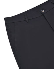 Black Classic Fit Cotton Trouser FTC2565C-32