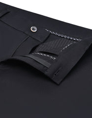 Black Classic Fit Cotton Trouser FTC2565C-30