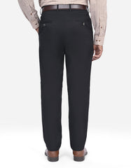 Black Smart Fit Cotton Trouser FTC2565S-36