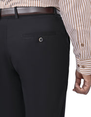 Black Smart Fit Cotton Trouser FTC2565S-34