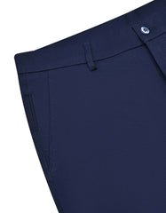 Navy Classic Fit Cotton Trouser FTC2566C-32